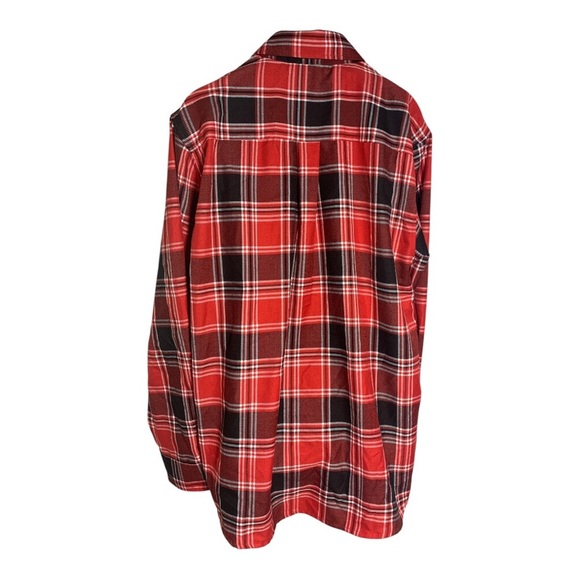 Dixxon Flannel Co Red Black Plaid Button Down Shirt Long Sleeve Workwear SZ XL - Picture 5 of 5